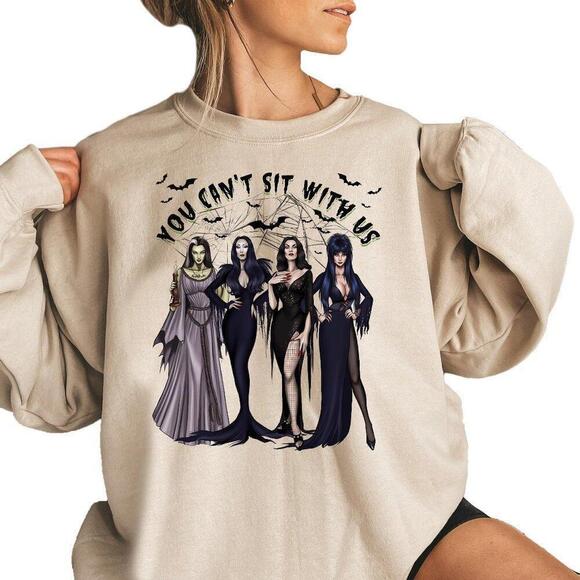 Other - You Can Not Sit With Us Halloween Witches Sweatshirt Funny Halloween 05